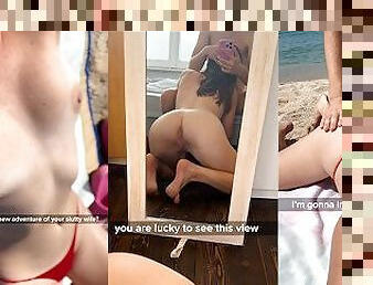 prevare, javno, žena, amaterski, babe, fafanje, plaža, kurba-slut, cuckold, rjavolaske