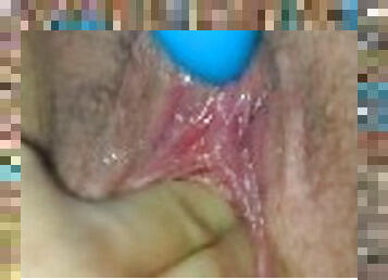 masturbación, orgasmo, preñada, squirting, amateur, madurita-caliente, juguete, mamá, consolador, madre