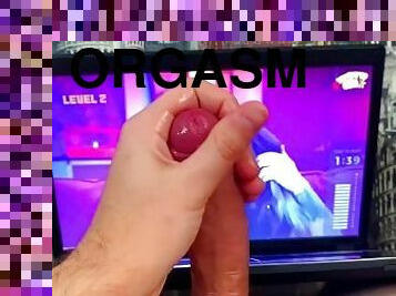 onani, orgasme, udløsning, kæmpestor-pik, kompilering, creampie, afrivning, sperm, sperm-sperm, massiv