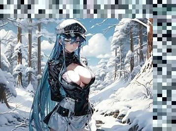 Esdeath's Extreme Femdom Breathplay Test (Voiced Hentai JOI)