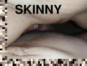 skinny, amatør, babes, blowjob, cumshot, milf, hjemmelaget, par, pov, cum