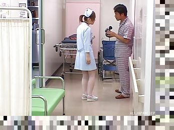 Asian nurse gets the dick in a pretty kinky scene