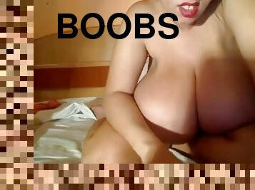 Amazing boobs on webcam