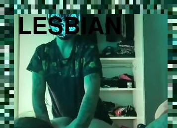 תחת, כלבלב, אורגזמה, סטראפ-און, חובבן, לסבית-lesbian, נוער, צעצוע, זוג, זין