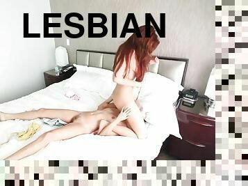 Teen lesbian eaten out