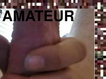 masturbation, amateur, énorme-bite, point-de-vue, solo, bite