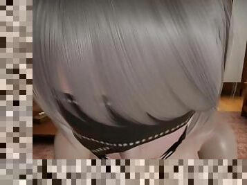 Nier Automata: 2B Destroy pussy without limits