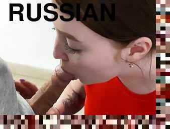 росіянка, прихильник, мінет, сімявиверження, підліток, точка-зору, обличчя