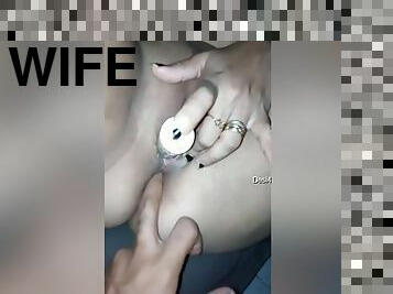 Today Exclusive- Lankan Wife Enjoy With Dildo
