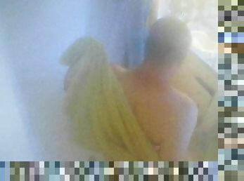 Voyeur Style Shower Footage