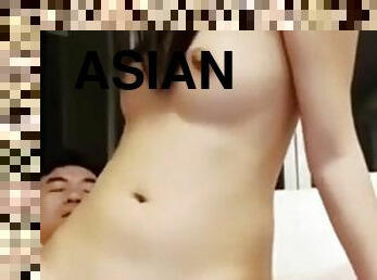 asia, amatir, blowjob-seks-dengan-mengisap-penis, sudut-pandang, nakal, cina