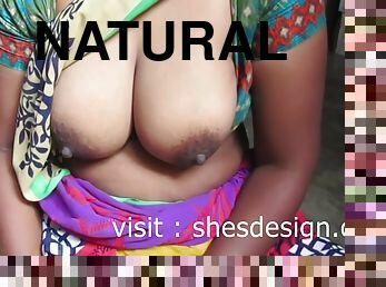 Big Naturals And Huge Boobs In Hot Village Servant Aunty Big Natural Tits Pressing With Boss