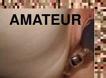 masturbation, orgasm, amatör, anal, tonåring, leksak, dildo, rumpa-butt, massiv, ensam