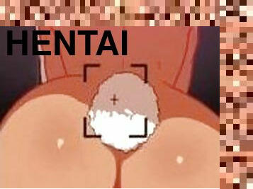 monstru, amatori, anal, slobozita, animatie, hentai