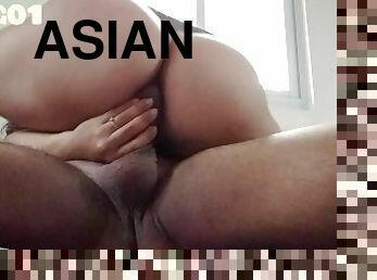 Nice ass/butt asian fuck by friend