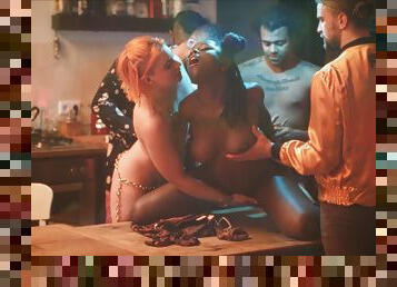 Making Of Beer &amp; Loving with Las Bangers - Behind the Scenes of a Gangbang at HardWerk