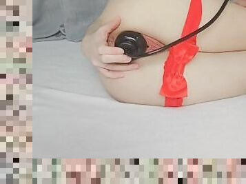 aşırı, kocaman-huge, mastürbasyon-masturbation, amcık-pussy, amatör, ev-yapımı, vajinadan-sızan-sperm, güzel, yapay-erkeklik-organı, fetiş