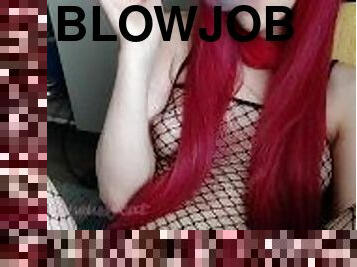 pussy, blowjob, strømper-stockings, strømper, skjønn, fetisj, røyking, goth