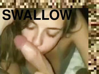 Big dick swallowed