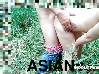 asia, orgasme, amatir, anal, cumshot-keluarnya-sperma, remaja, thailand, hutan