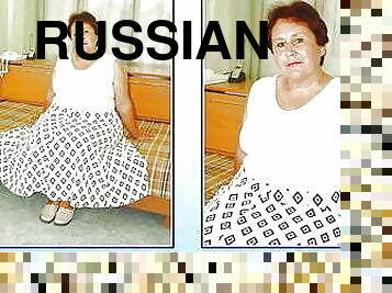 feit, bestemor, russisk, besta, mamma, bbw, mor