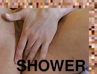 Sexy businessman Migel Angel anal fingering after shower
