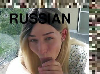 russo, esposa, amador, garganta-funda, penetração-de-braço, pov, loira, mulher-de-casa