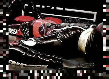 gay, bdsm, couple, latex, minet, caoutchouc