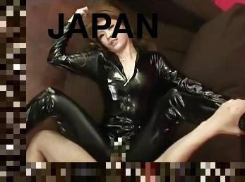 ázsiai, japán, fétis, latex