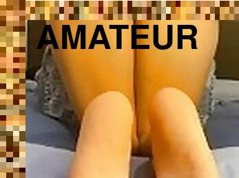 Perfect ass girlfriend doggystyle fucked - Nice feet view