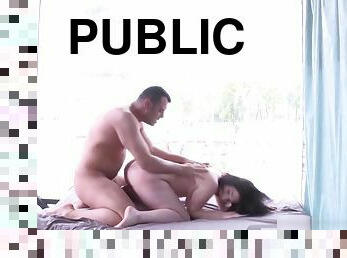 Hot Mylene Johnson has Hardcore Public Sex in Paris