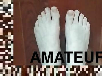 amatőr, fajok-között, láb, fétis, fehér, lábujjak