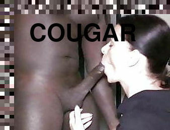 Cougar Squirting MILF Black gang bang cum 