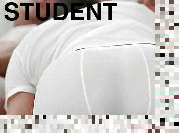 pappa, student, blowjob, stor-pikk, homofil, firkant, far, twink