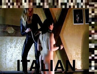 lesbiana, hardcore, bdsm, slclav, italian, umilire, femdom