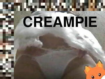 papa, doggy, orgamus, anal-sex, schwer, creampie, schlucken, beule, tochter, mexikaner