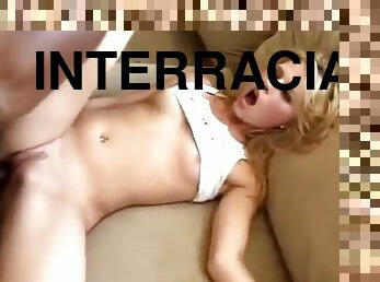 polla-enorme, interracial, rubia