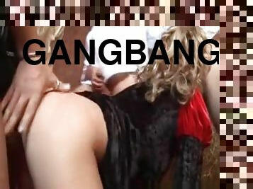 Gangbang Archive Dressed to fuck MILF orgy