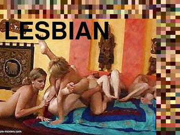 Old and young Lesbians - Orgy