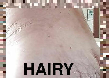 Hairy ass dildo fuck