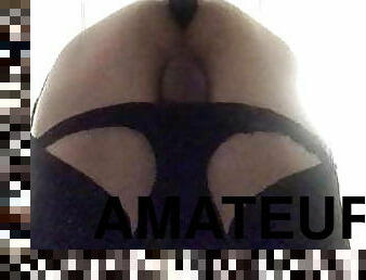 masturbação, orgasmo, transsexual, amador, anal, brinquedo, meias, fudendo, langerie, dildo