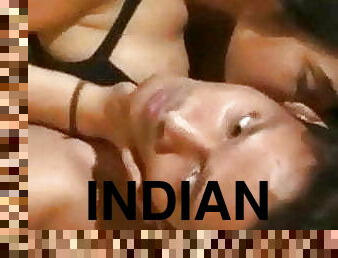 हैण्डजॉब, भारतीय, चुंबन, कम, चोदन