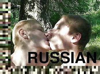 russisk, anal, blowjob, homofil, vintage, par, twink