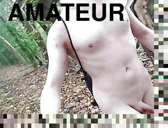 masturbación, al-aire-libre, público, amateur, anal, polla-enorme, juguete, gay, alemán, paja