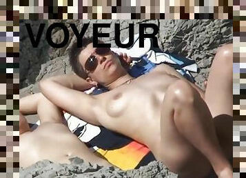 Horny Women At Nude Beach Spycam Voyeur