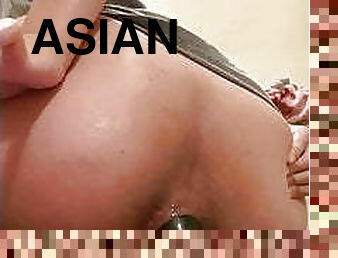 asia, pantat, anal, remaja, mainan, buatan-rumah, alat-mainan-seks, filipina