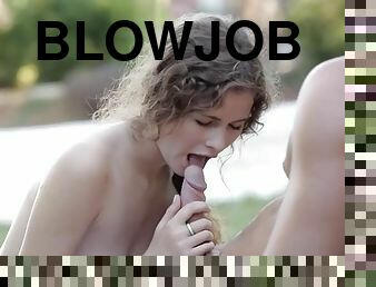 Hot pornstar blowjob and cumshot rf