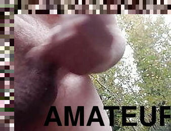 masturbation, utomhus, amatör, gay, brittisk