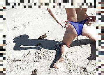 al-aire-libre, gay, playa, americano, bikini