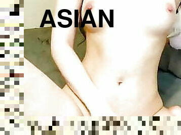 アジアの, マスターベーション, 乳首, プッシー, 成熟した, レズビアン, 自家製, 窮屈な